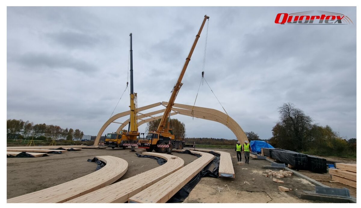 Construction of pitches and sports halls